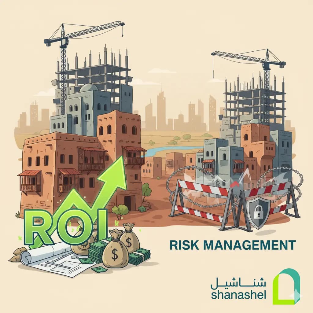 العائد على الاستثمار وإدارة المخاطر في السوق العقاري العراقي
